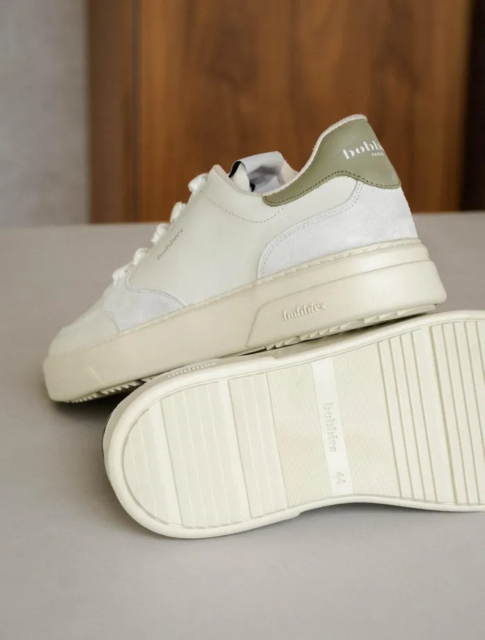Bobbies Sneakers Thanassi Off White and Rosemary 8211 Men