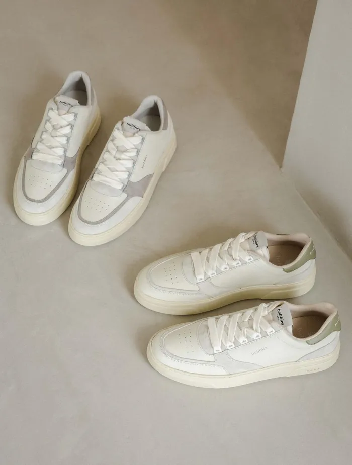 Bobbies Sneakers Thanassi Off White and Rosemary 8211 Men