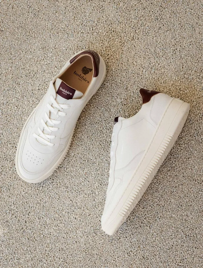 Bobbies Sneakers Travis Off White and Turkish Coffee 8211 Men