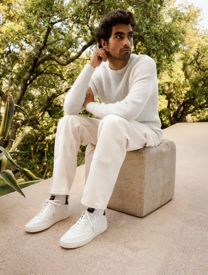 Bobbies Sneakers Travis Off White and Turkish Coffee 8211 Men