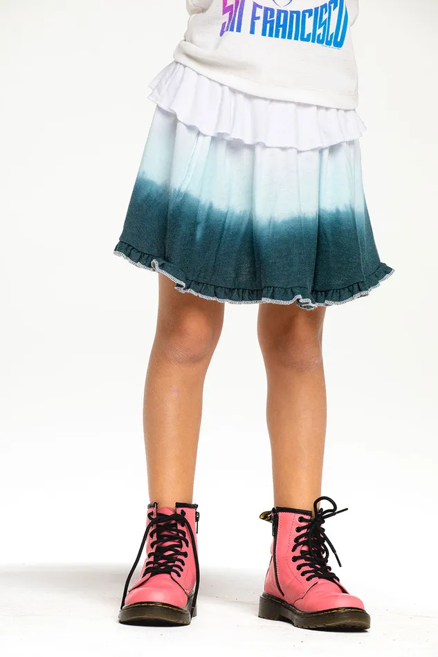 Bottoms RPET Cozy Knit Ruffle Skort Chaser Brand Girls