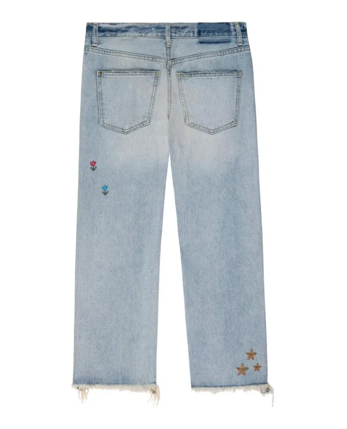 Bottoms Women039s The Great The Embroidered Wayne Jean Kentucky Wash