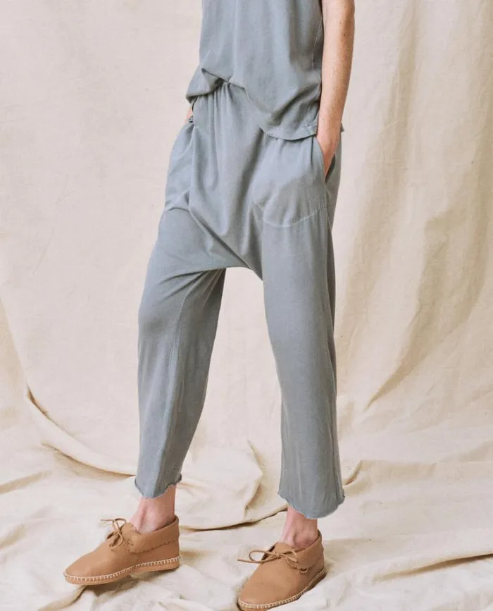 Bottoms Women039s The Great The Jersey Crop Dusty Blue