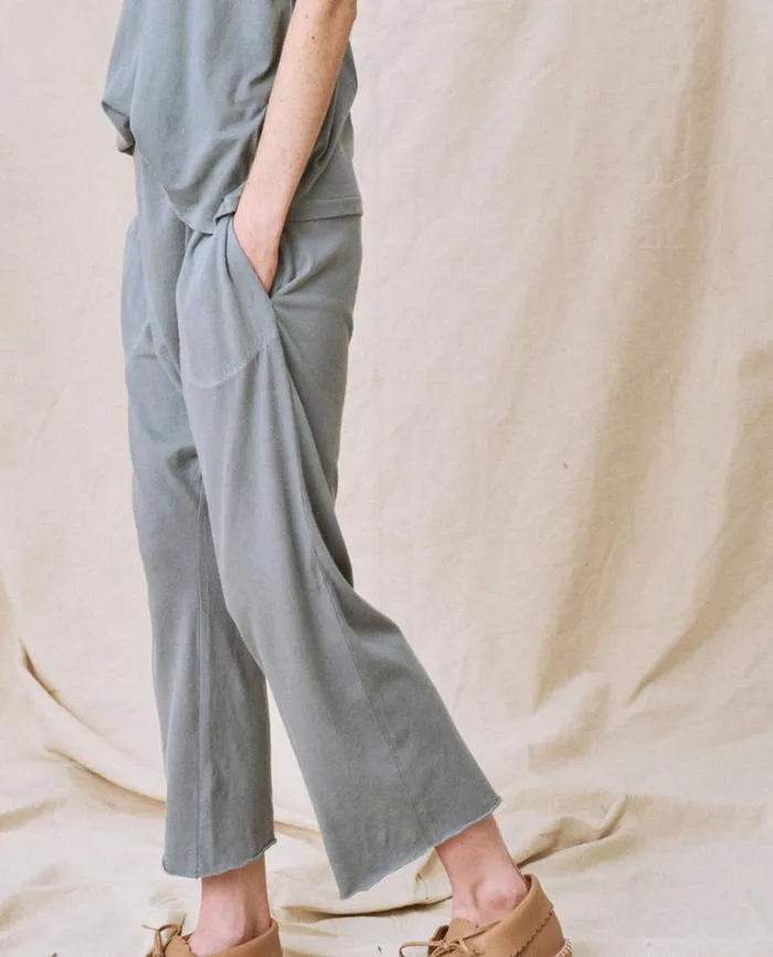 Bottoms Women039s The Great The Jersey Crop Dusty Blue