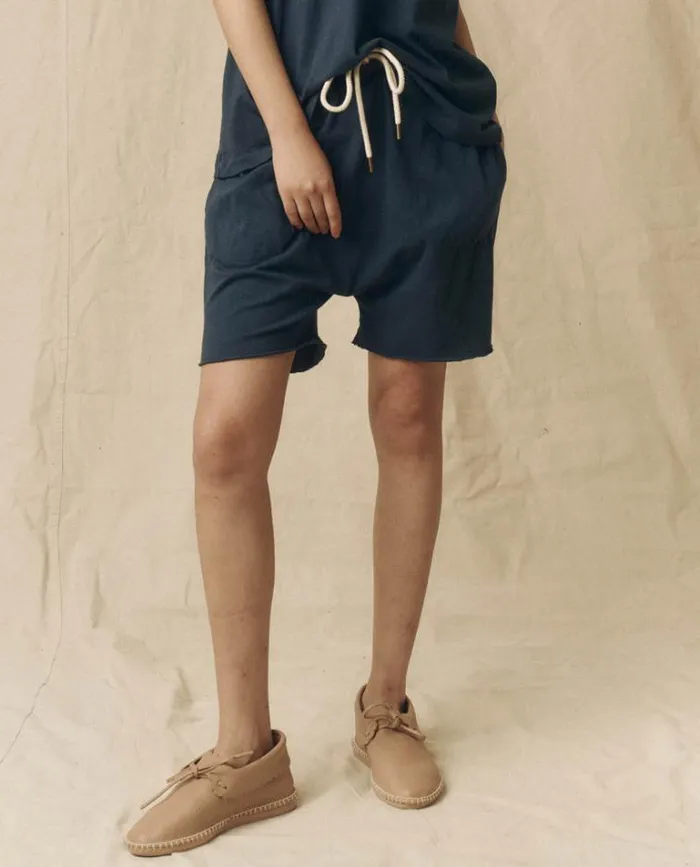 Bottoms Women039s The Great The Jersey Jogger Short Nautical Navy