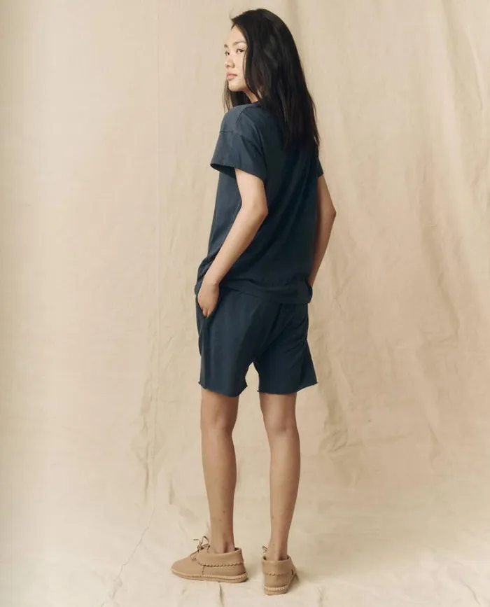 Bottoms Women039s The Great The Jersey Jogger Short Nautical Navy