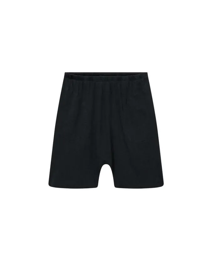 Bottoms Women039s The Great The Jersey Jogger Short Washed Black