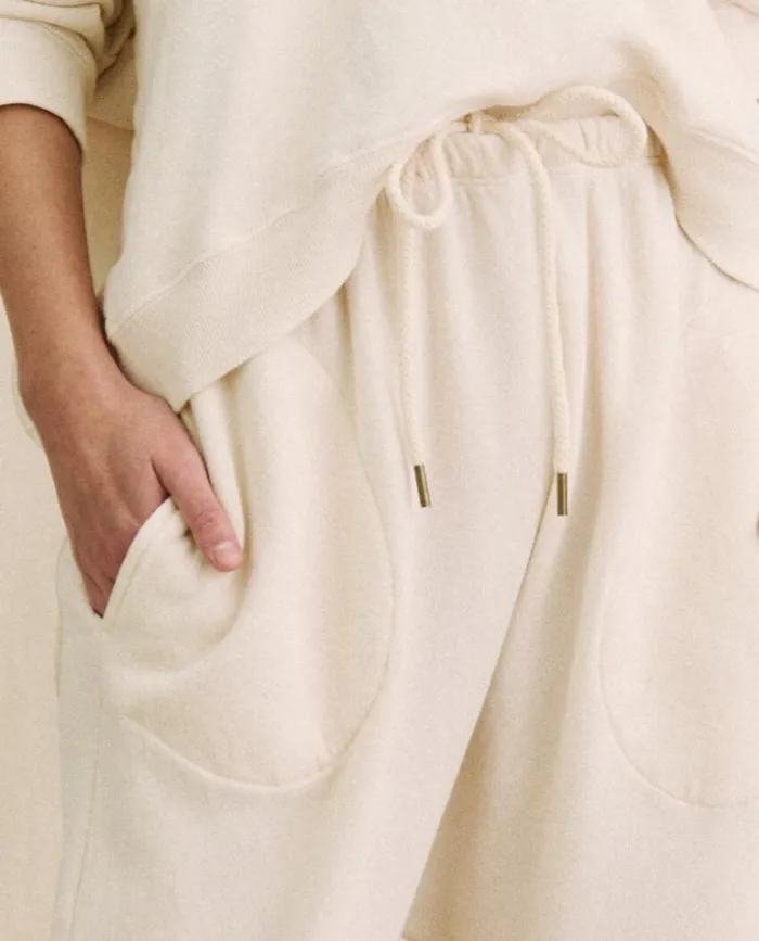 Bottoms Women039s The Great The Jogger Sweatpant Washed White