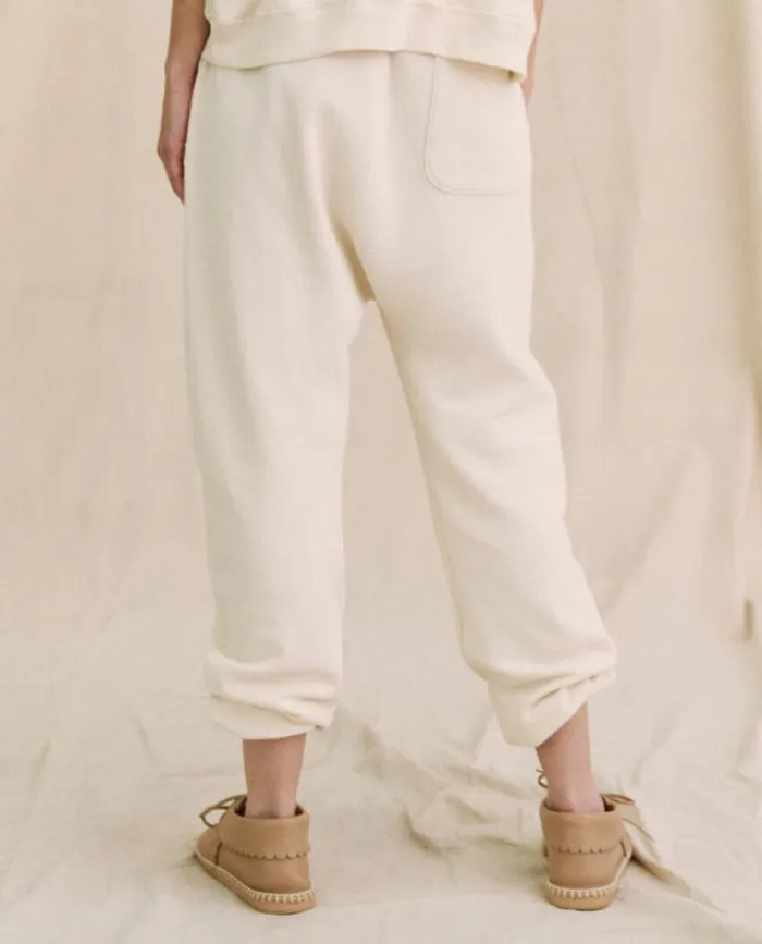 Bottoms Women039s The Great The Jogger Sweatpant Washed White
