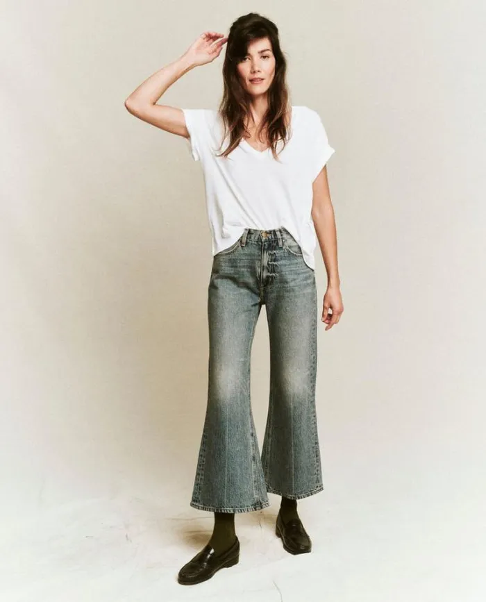 Bottoms Women039s The Great The Kick Bell Jean Cliff Wash