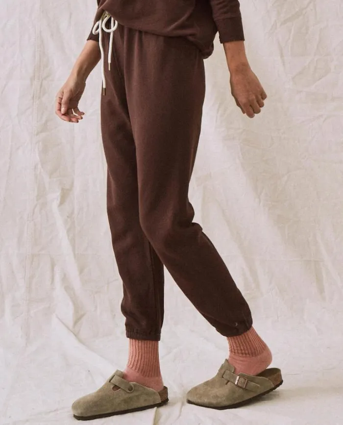 Bottoms Women039s The Great The Stadium Sweatpant Toasted Walnut