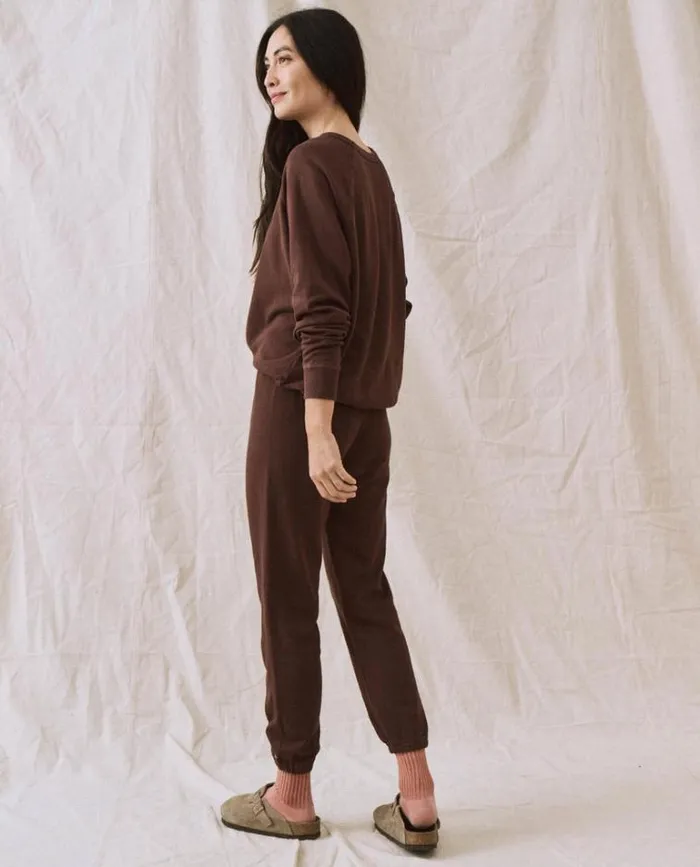 Bottoms Women039s The Great The Stadium Sweatpant Toasted Walnut