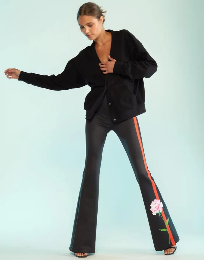 Bottoms Women Cynthia Rowley Bonded Fit And Flare Pant