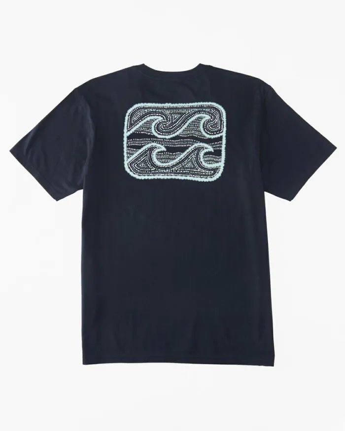 Boy039s 27 Crayon Wave TShirt Navy MenKids Billabong TShirts