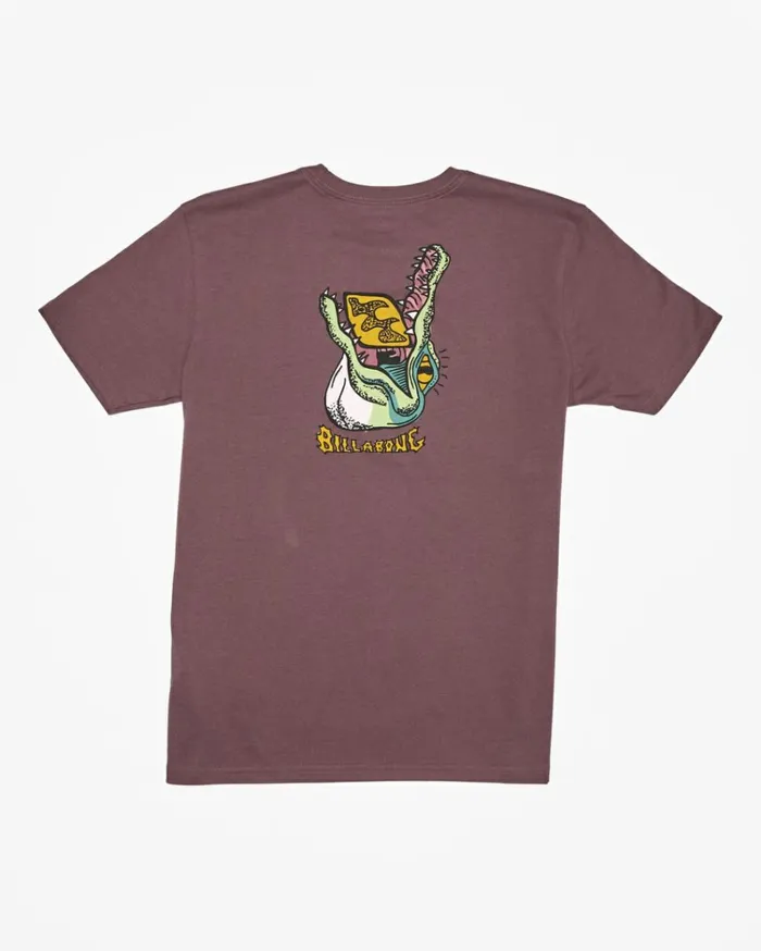 Boy039s 27 Croc TShirt Vintage Violet MenKids Billabong TShirts
