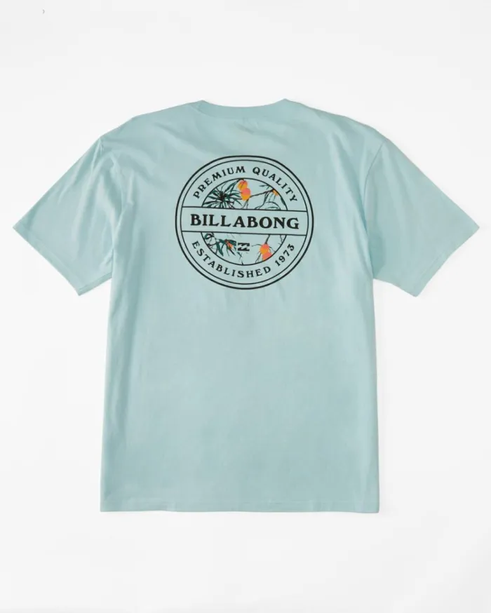 Boy039s 27 Rotor Short Sleeve TShirt Coastal Blue Kids Billabong Toddlers and Boys 27 Yrs