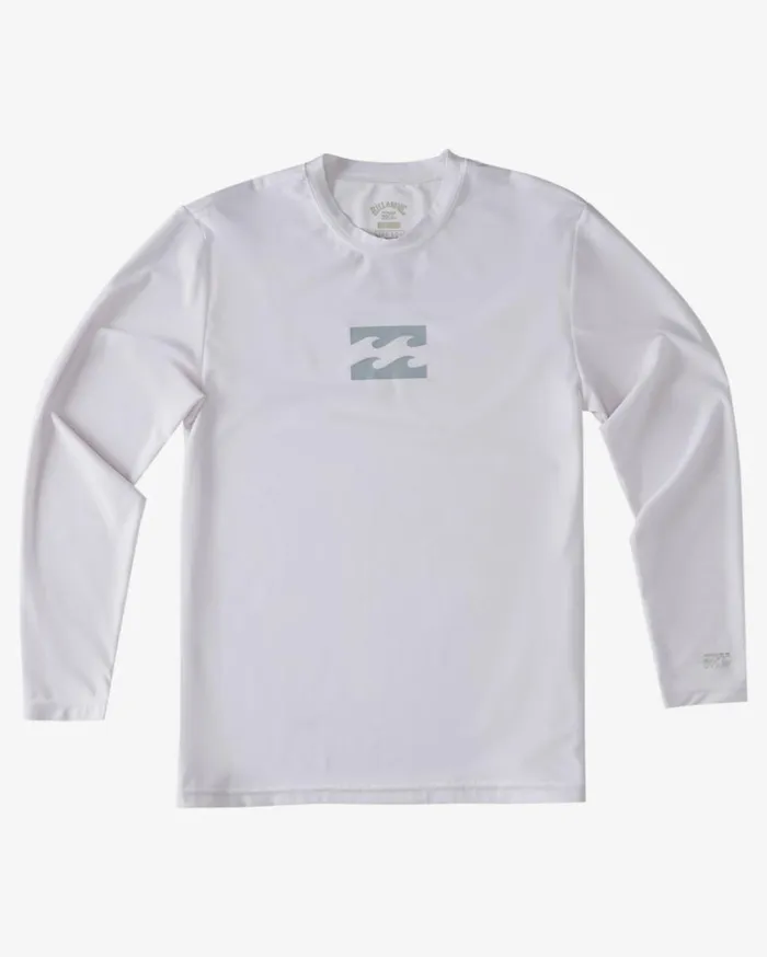 Boy039s All Day Wave Loose Fit Long Sleeve Surf Tee White Kids Billabong Boys039 Shorts