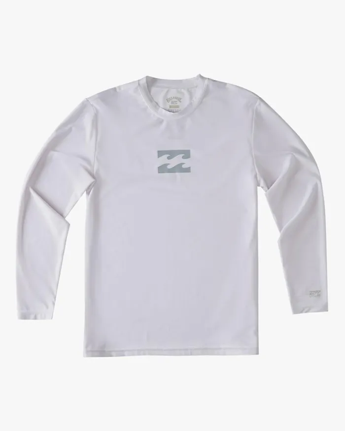 Boy039s All Day Wave Loose Fit Long Sleeve Surf Tee White Kids Billabong Boys039 Shorts