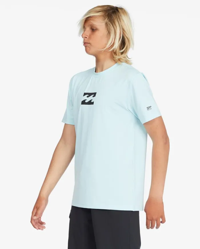 Boy039s All Day Wave Loose Fit Short Sleeve Surf TShirt Coastal Kids Billabong Boys039 Shorts