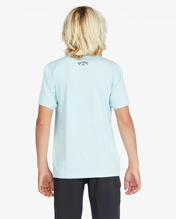 Boy039s All Day Wave Loose Fit Short Sleeve Surf TShirt Coastal Kids Billabong Boys039 Shorts