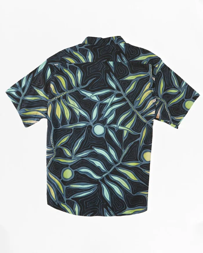 Boy039s Sundays Short Sleeve Shirt Dark Navy Kids Billabong Boys039 Shirts
