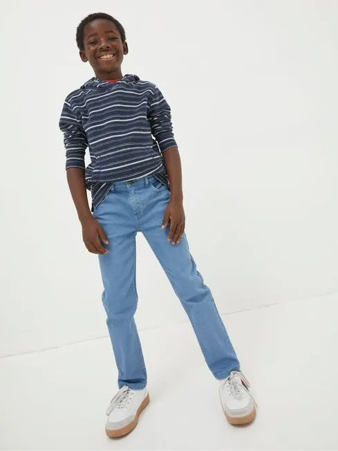 Boys Fatface Pants Jeans and Joggers Falmer Blue 5 Pocket Trousers Boys Fatface Pants Jeans and Joggers Falmer Blue 5 Pocket Trousers