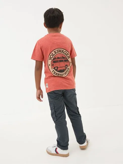 Boys Fatface Pants Jeans and Joggers Lulworth Navy Blue Cargo Trousers