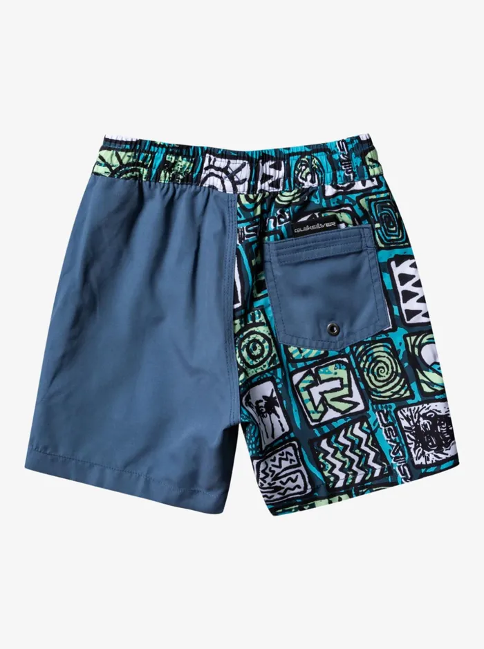 Boys Quiksilver Boardshorts Boy039s 27 Next Gen 12034 Volleys River Blue Boys Quiksilver Boardshorts Boy039s 27 Next Gen 12034 Volleys River Blue