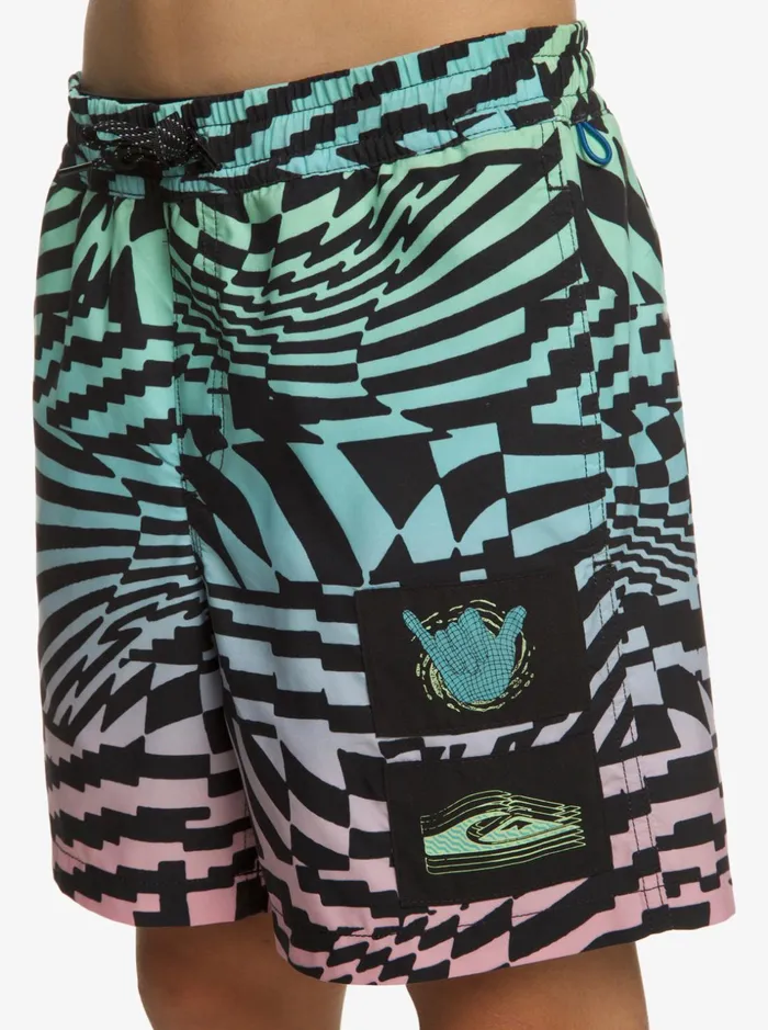 Boys Quiksilver Boardshorts Boy039s 816 Radical 14034 Volleys Black Boys Quiksilver Boardshorts Boy039s 816 Radical 14034 Volleys Black
