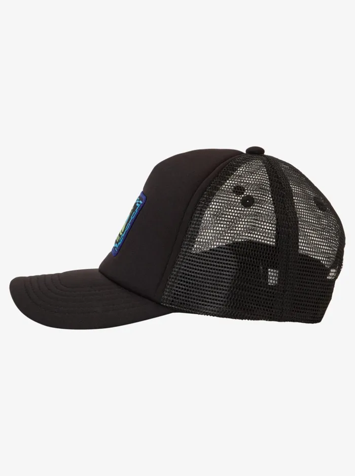Boys Quiksilver Hats Boy039s 27 Sneaky Peak Trucker Hat Black Boys Quiksilver Hats Boy039s 27 Sneaky Peak Trucker Hat Black