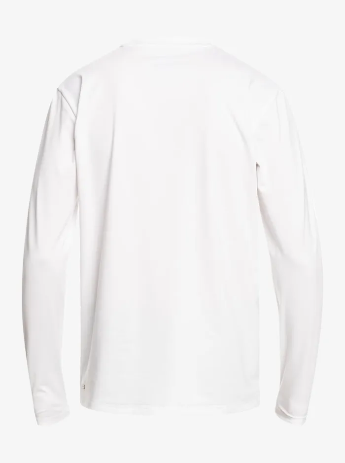 Boys Quiksilver Rashguards Boy039s 816 Solid Streak Ls Youth LSL Surf Tee White Boys Quiksilver Rashguards Boy039s 816 Solid Streak Ls Youth LSL Surf Tee White