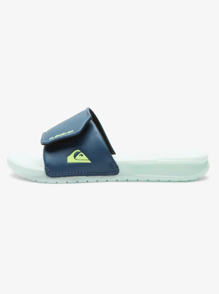 Boys Quiksilver Sandals Boy039s 816 Bright Coast Glow Slide Sandals Green 1 Boys Quiksilver Sandals Boy039s 816 Bright Coast Glow Slide Sandals Green 1