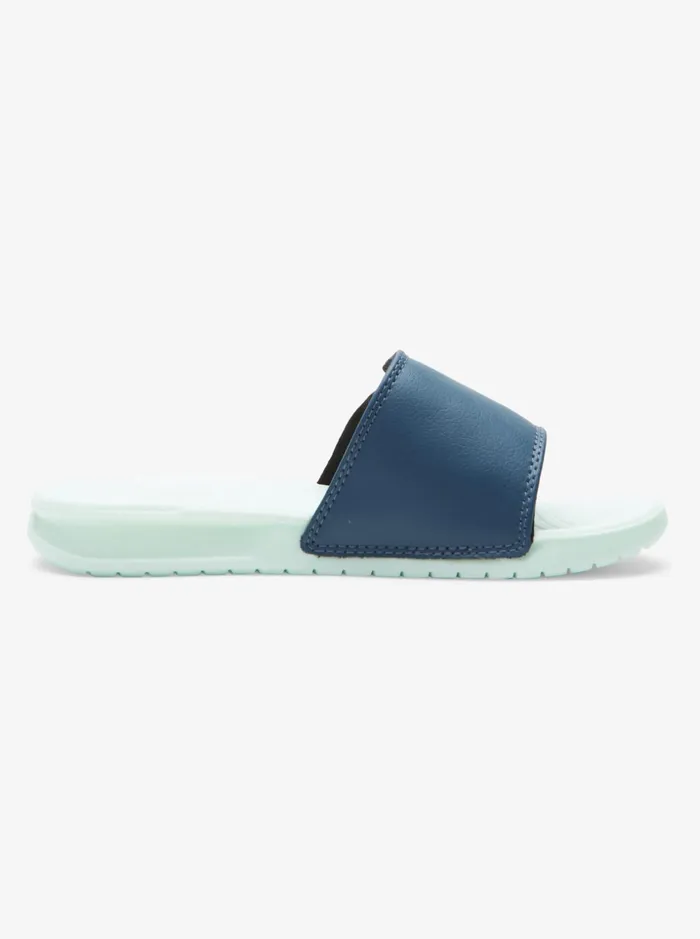 Boys Quiksilver Sandals Boy039s 816 Bright Coast Glow Slide Sandals Green 1 Boys Quiksilver Sandals Boy039s 816 Bright Coast Glow Slide Sandals Green 1