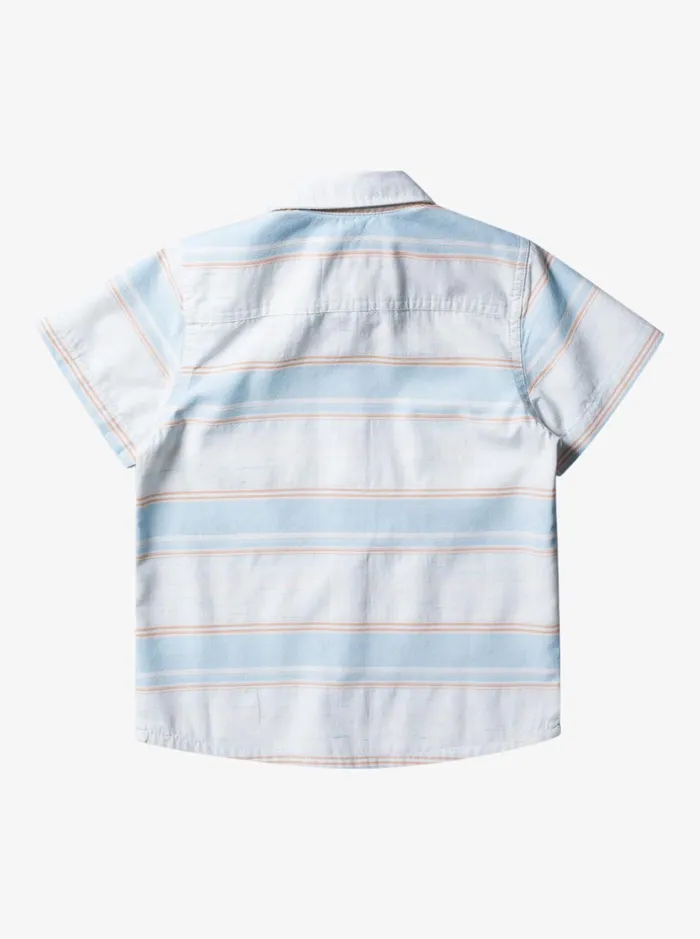 Boys Quiksilver Shirts Cali Sunrise Short Sleeve Shirt Sky Blue Cali Str Boys Quiksilver Shirts Cali Sunrise Short Sleeve Shirt Sky Blue Cali Str