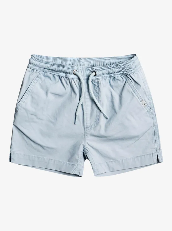 Boys Quiksilver Shorts Boy039s 27 Taxer Elastic Waist Shorts Celestial Blue