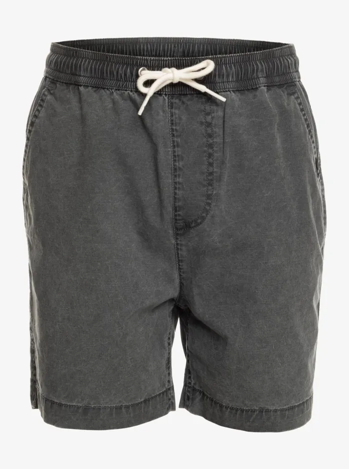 Boys Quiksilver Shorts Boy039s 816 Taxer 15034 Elastic Waist Shorts Black Boys Quiksilver Shorts Boy039s 816 Taxer 15034 Elastic Waist Shorts Black