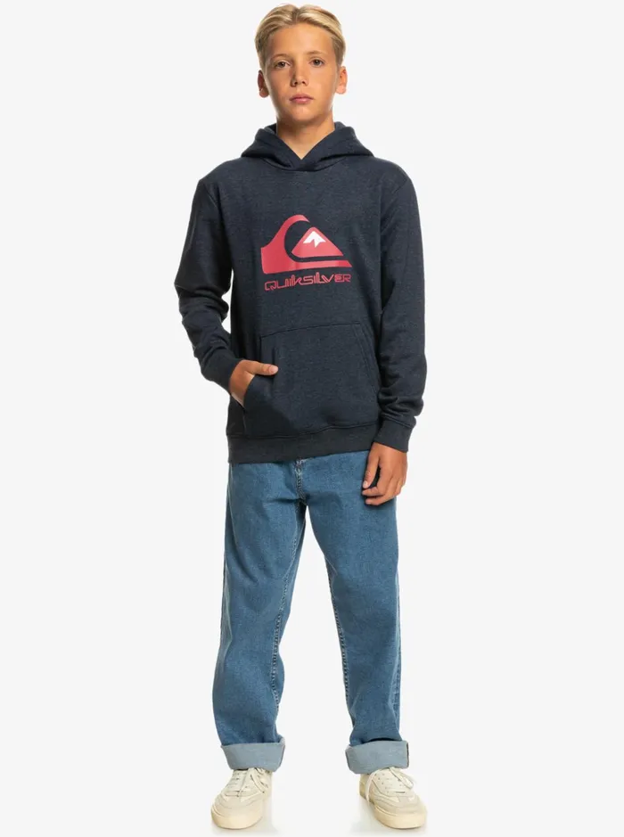Boys Quiksilver Sweatshirts and Hoodies Boy039s 816 Big Logo Fleece Top Navy Blazer Heather Boys Quiksilver Sweatshirts and Hoodies Boy039s 816 Big Logo Fleece Top Navy Blazer Heather