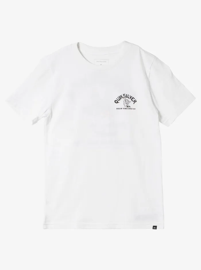 Boys Quiksilver Tees Boy039s 816 Uncle Slam TShirt White