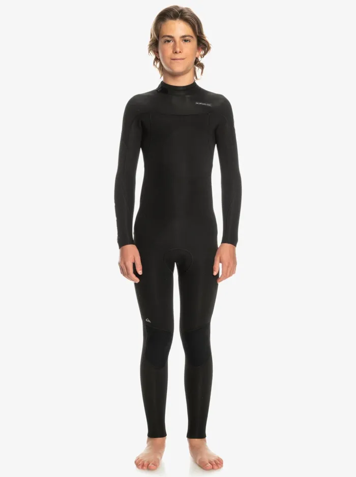Boys Quiksilver Wetsuits Boy039s 816 32mm Everyday Sessions Back Zip Wetsuit Black
