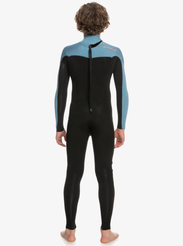 Boys Quiksilver Wetsuits Boy039s 816 32mm Everyday Sessions Back Zip Wetsuit Blackprovincial Blue Boys Quiksilver Wetsuits Boy039s 816 32mm Everyday Sessions Back Zip Wetsuit Blackprovincial Blue