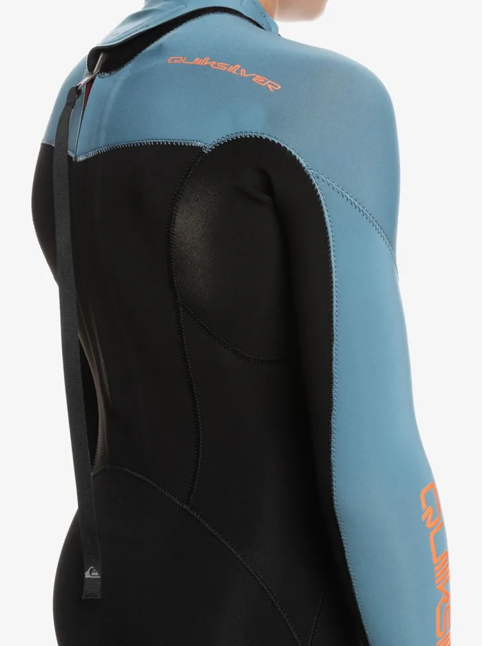 Boys Quiksilver Wetsuits Boy039s 816 32mm Everyday Sessions Back Zip Wetsuit Blackprovincial Blue Boys Quiksilver Wetsuits Boy039s 816 32mm Everyday Sessions Back Zip Wetsuit Blackprovincial Blue