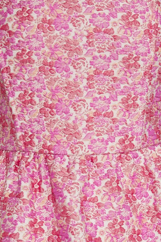 Brailey Mae Mini Dress 8211 Strapless Tiered Dress In Pink Floral Women Showpo Dresses