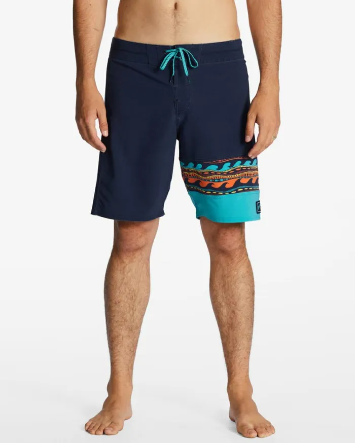 Burleigh Pro Performance 19034 Boardshorts Navy Men Billabong Performance Boardshorts
