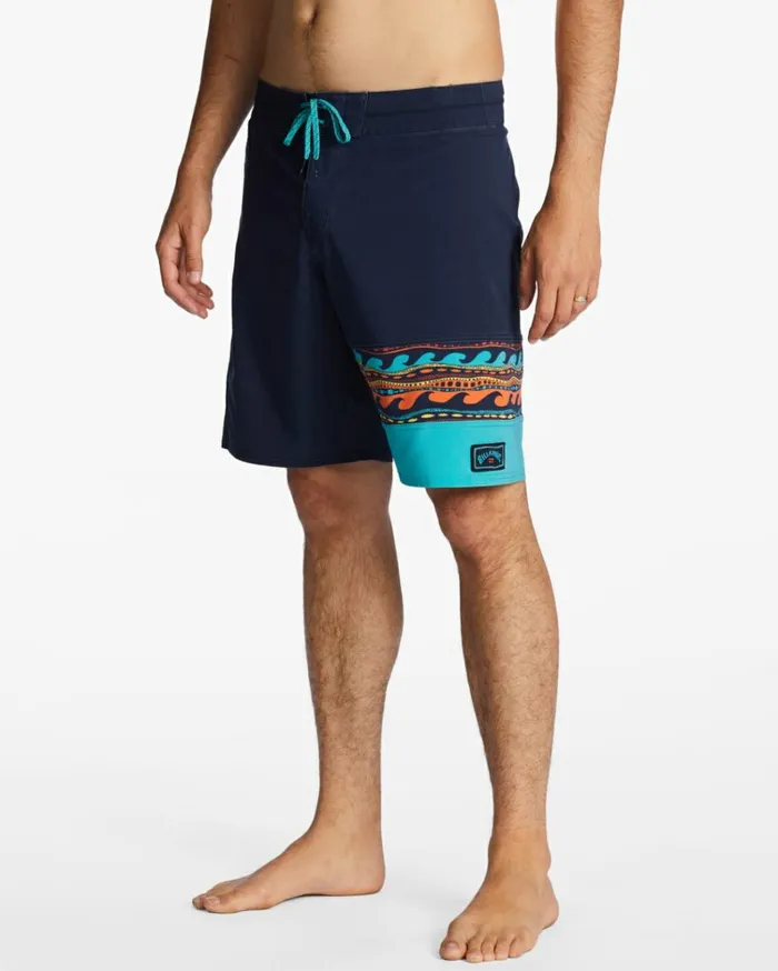 Burleigh Pro Performance 19034 Boardshorts Navy Men Billabong Performance Boardshorts