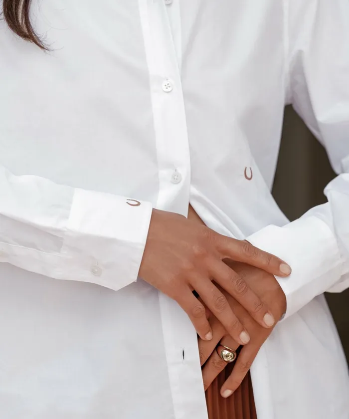 ButtonUps Women Jenni Kayne Dutton Embroidered Shirt White