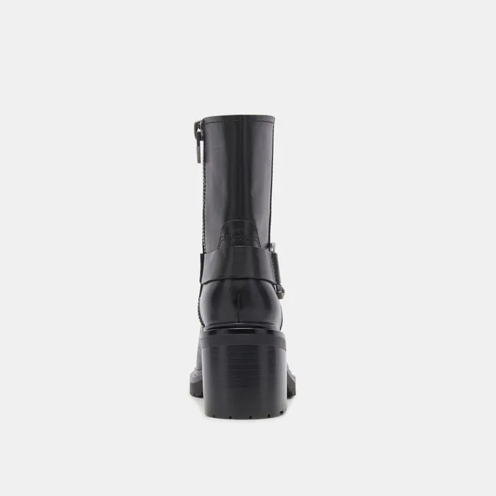 Camros Boots Black Leather Women Dolce Vita Boots and Booties