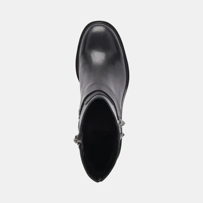 Camros Boots Black Leather Women Dolce Vita Boots and Booties