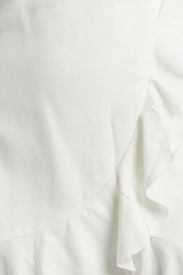 Can039t Move On Mini Dress 8211 Linen Look Off Shoulder Dress In White Linen Look Women Showpo Curve Clothes
