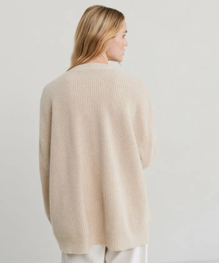 Cardigans Women Jenni Kayne Cashmere Cocoon Cardigan Oatmeal Oatmeal