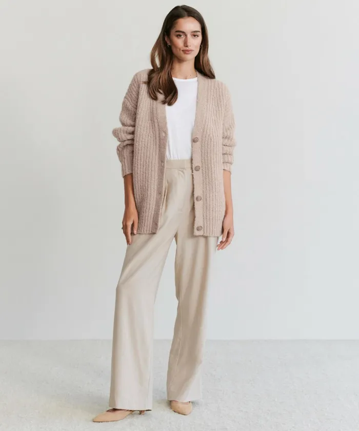 Cardigans Women Jenni Kayne Cocoon Cardigan Taupe